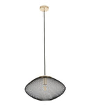 CLA Golpe Oval Interior Pendant Black / Champagne Gold 220-240V - GOLPE1, GOLPE2, GOLPE3, GOLPE4 - CLA Lighting