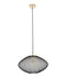 CLA Golpe Oval Interior Pendant Black / Champagne Gold 220-240V - GOLPE1, GOLPE2, GOLPE3, GOLPE4 - CLA Lighting