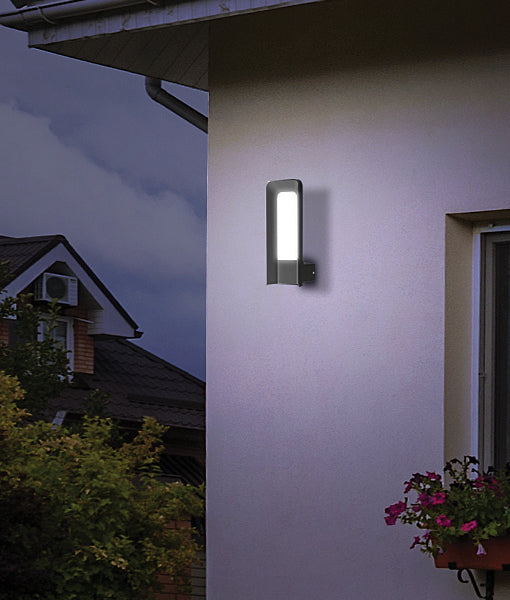 CLA HATHOR: Bollard & LED Surface Mounted Exterior Wall Lights 3000K Dark Grey 100-240V IP54 - HATHOR - CLA Lighting