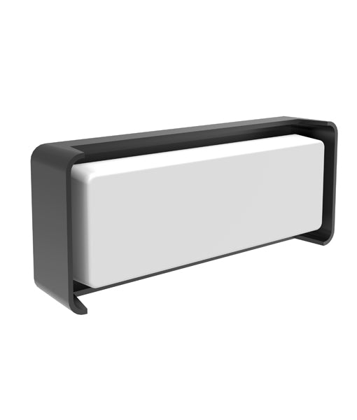 CLA HEKA: LED Surface Mounted Exterior Wall Lights 3000K Dark Grey / White 13W 100-240V IP65 - HEKA