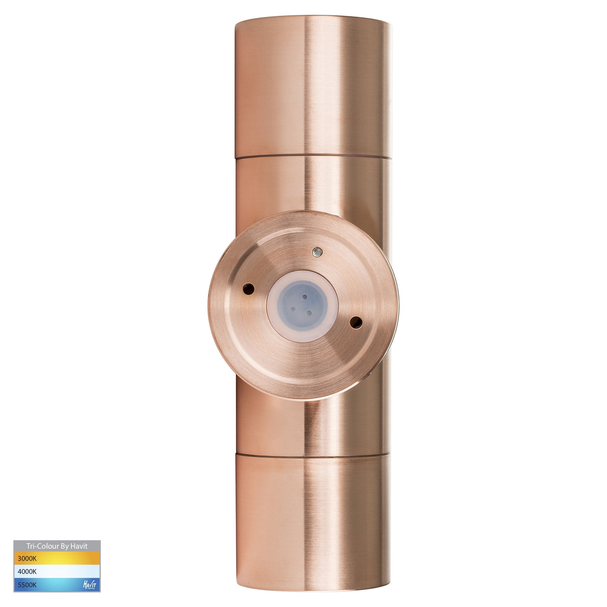 Havit Tivah Up & Down Pillar Exterior Wall Lights Tri - Solid Copper 2x3/5/7W / 2x5W 12V/240V IP65 - HV1015T-HV1017T