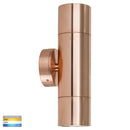 HV1015T-HV1017T - Tivah Solid Copper TRI Colour Up & Down Wall Pillar Lights- Havit Lighting