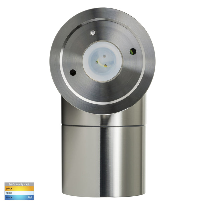 Havit Tivah Fixed Down Pillar Exterior Wall Lights Tri - 316 Stainless Steel 3/5/7W 240V IP65 - HV1105T-HV1107T -Havit Lighting