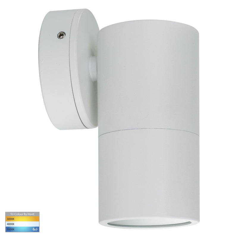 Havit Tivah Fixed Down Pillar Exterior Wall Lights Tri - White 3/5/7W 240V IP65 - HV1135T-HV1137T - Havit Lighting