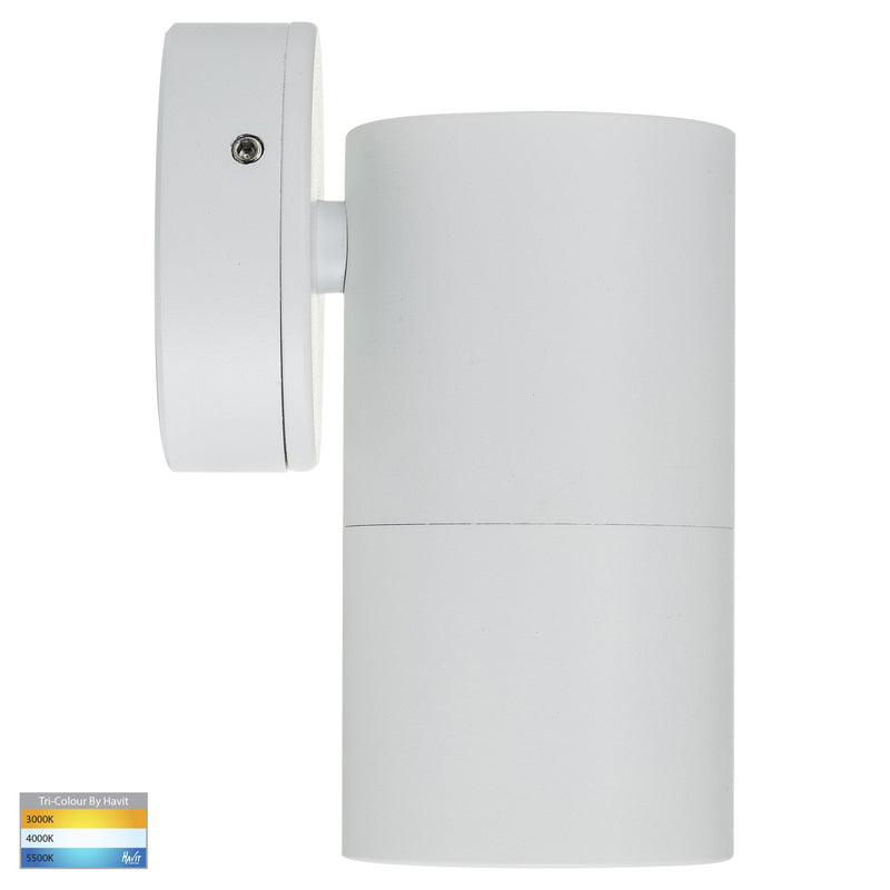 Havit Tivah Fixed Down Pillar Exterior Wall Lights Tri - White 3/5/7W 240V IP65 - HV1135T-HV1137T - Havit Lighting