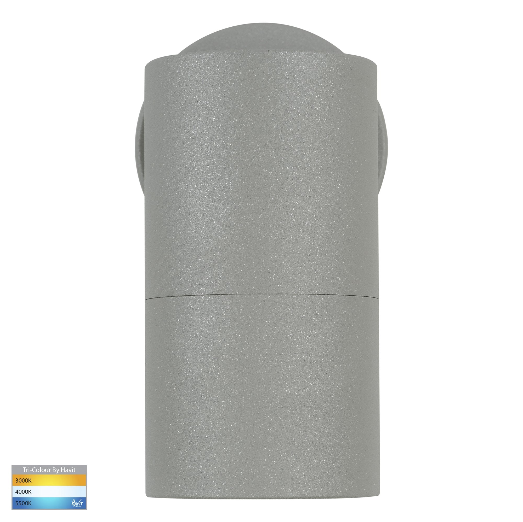 Havit Tivah Fixed Down Pillar Exterior Wall Lights Tri - Silver 3/5/7W / 5W 12V/240V IP65 - HV1145T-HV1147T