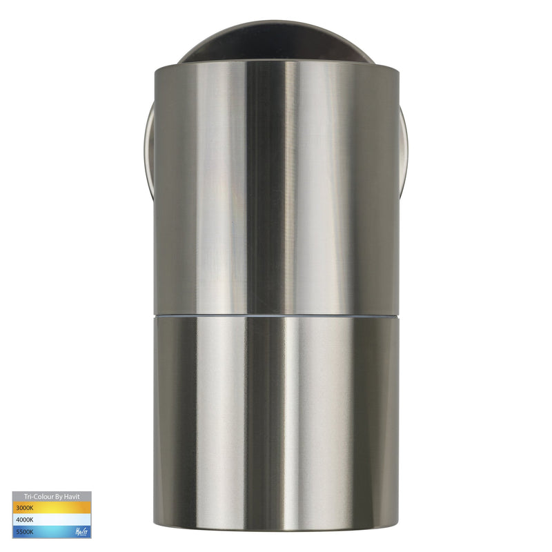 Havit Tivah Fixed Down Pillar Exterior Wall Lights Tri - Titanium 3/5/7W 240V IP65 - HV1185T-HV1187T - Havit Lighting