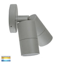 Havit Tivah Double Adjustable Pillar Exterior Wall Lights Tri - Silver 2x3/5/7W 240V IP65 - HV1345T-HV1347T- Havit Lighting