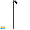 HV1423T - Tivah Black TRI Colour Single Adjustable LED Bollard Spike Light- Havit Lighting