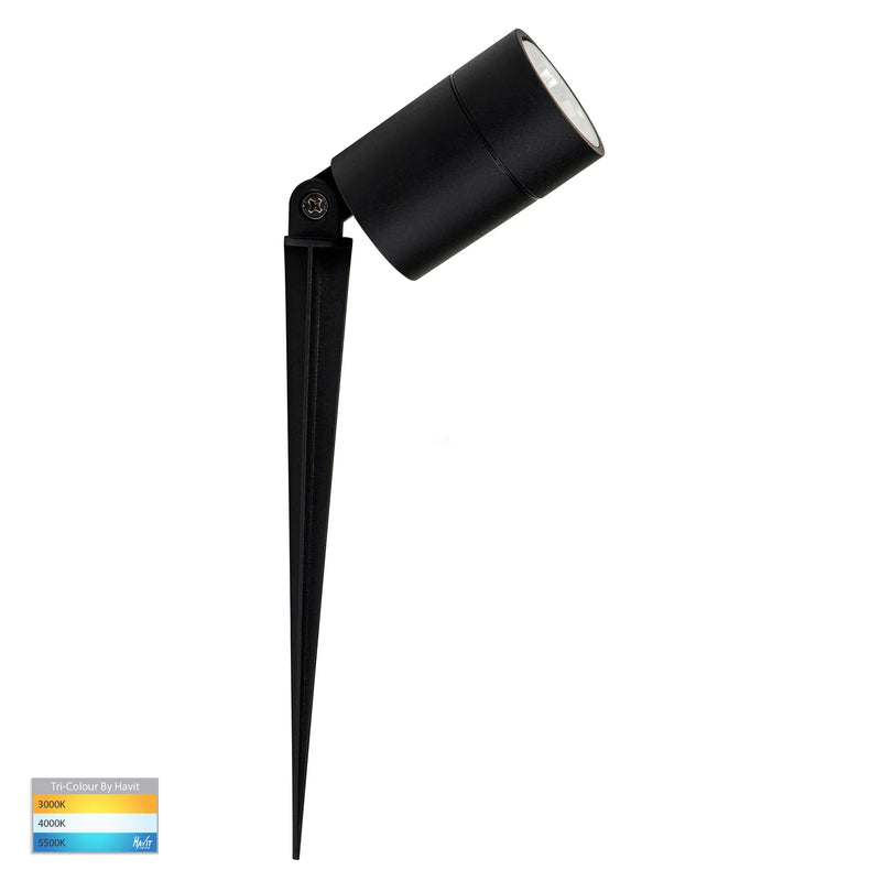 Havit Oasis Garden Spike Light Tri - Black 7W 12V IP65 - HV1429T-7W - Havit Lighting