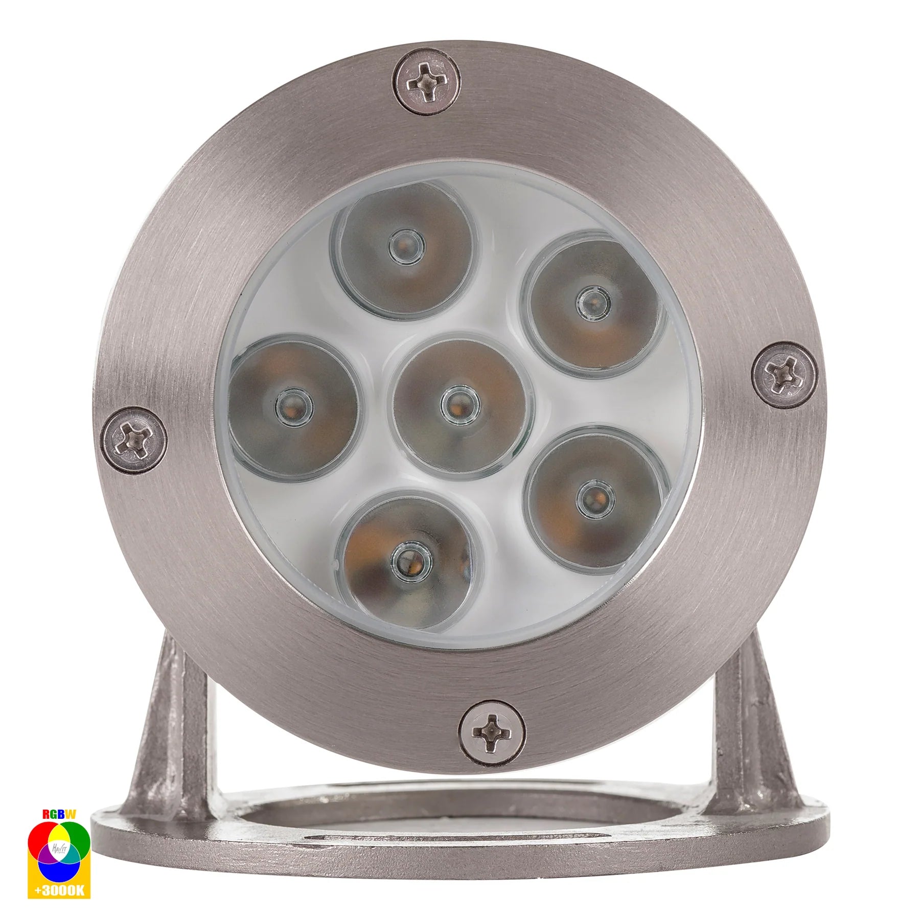 Havit Onder Pond Light Garden Step and Up Lights RGBW 316 Stainless Steel 5W 12V IP68 - HV1491RGBW - Havit Lighting