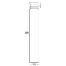 Havit Maxi 600 LED Bollards Tri - Black 5/9W 12/240V IP54 - HV1606T-BLK-240V, HV1606T-BLK-12V - Havit Lighting