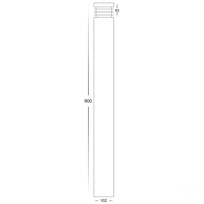 Havit Maxi 900 LED Bollards Tri - 316 Stainless Steel 5/9W 12/240V IP54 - HV1608T-SS316-240V, HV1608T-SS316-12V- Havit Lighting