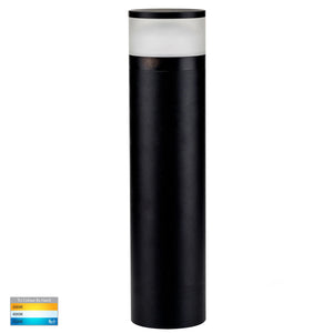 Havit Highlite 600mm LED Bollards Tri- Black 18/24W 24/240V IP65 - HV1625T-BLK-240V, HV1625T-BLK-24V