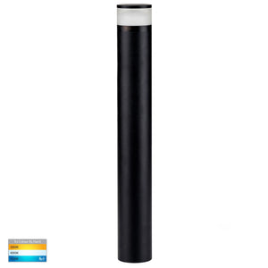 Havit Highlite 1000mm LED Bollards Tri- Black 18/24W 24/240V IP65 - HV1626T-BLK-240V, HV1626T-BLK-24V