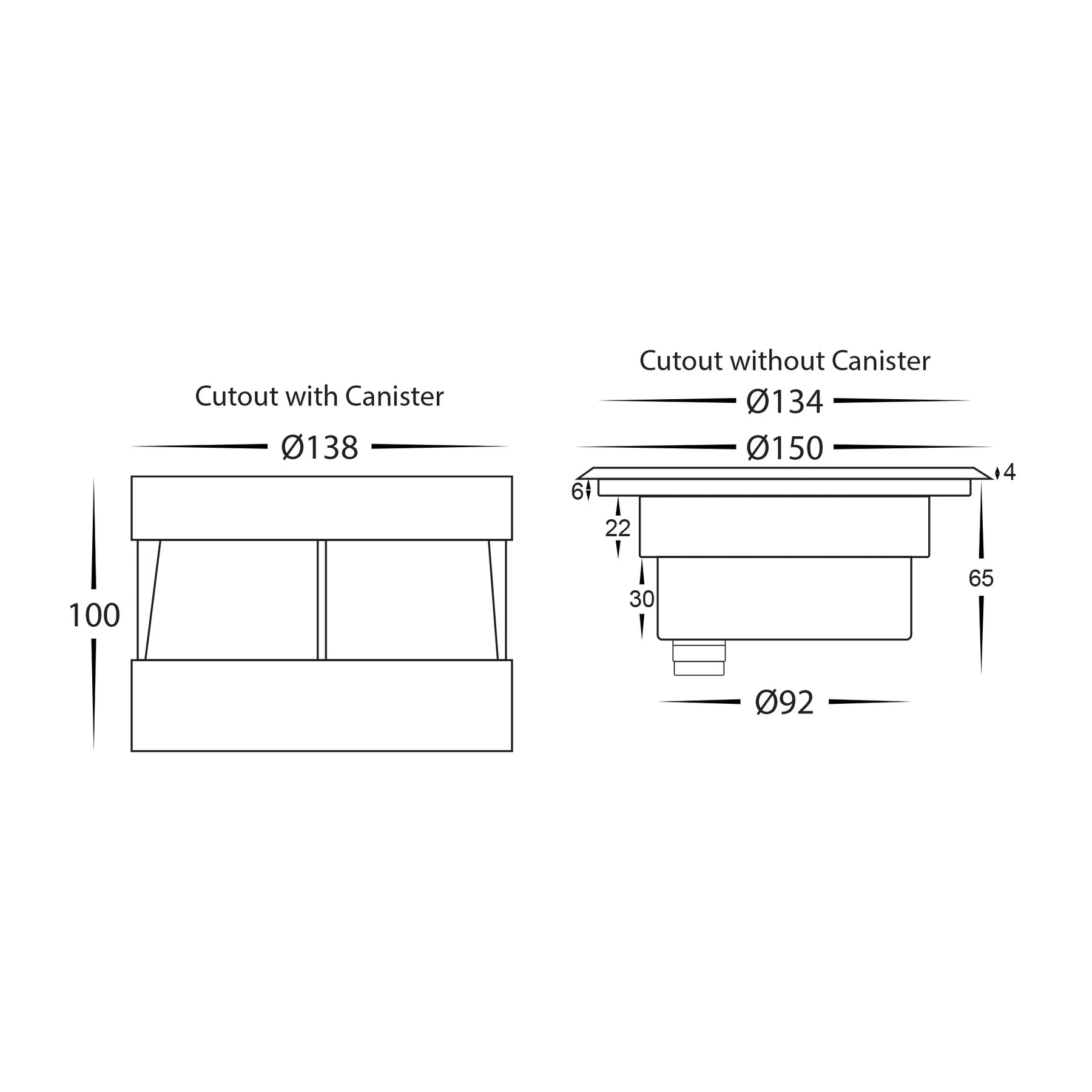 Havit Split 60° Beam Angle Inground Garden Step and Up Lights Tri - 316 Stainless Steel 5W 12V IP67 - HV1842T - Havit Lighting