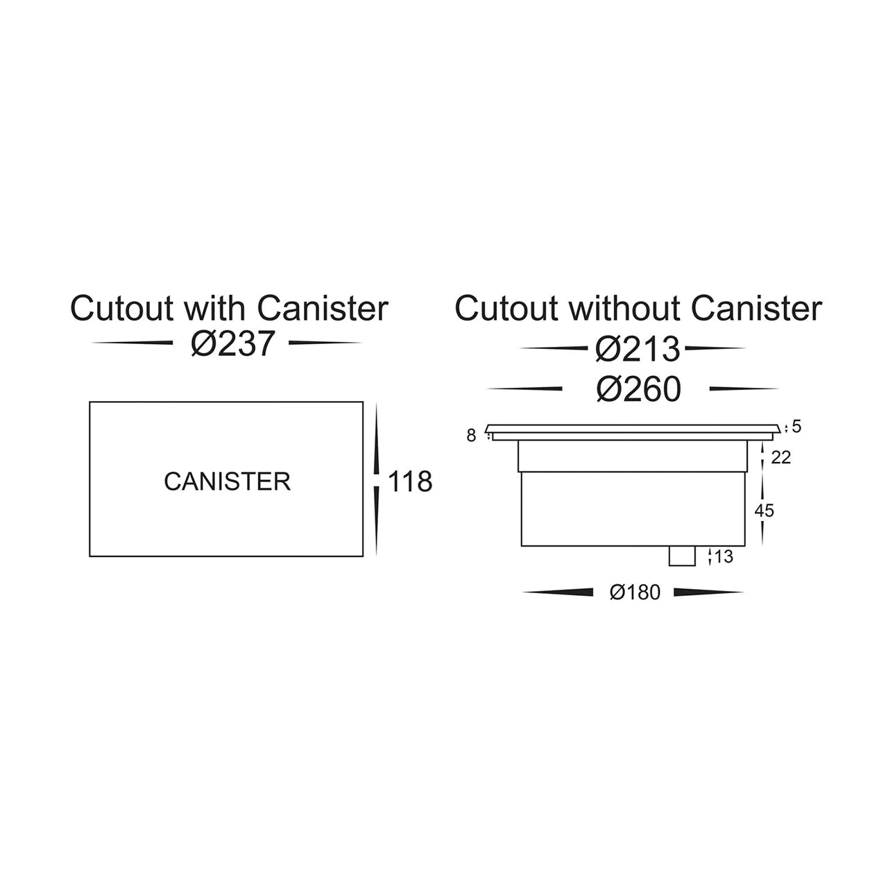 Havit Split 60° Beam Angle Inground Garden Step and Up Lights RGB + 3000K 316 Stainless Steel 18W 12V IP67 - HV1845RGBW - Havit Lighting