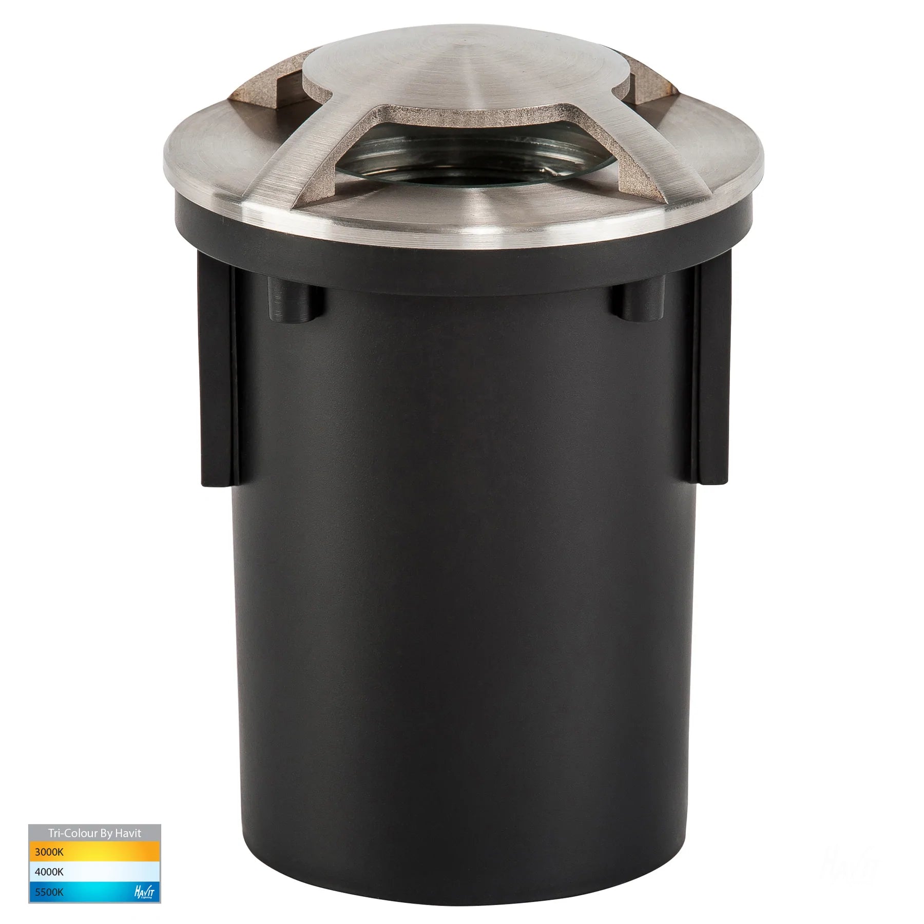 Havit Viale Triple Driveway Inground Up Lights and Deck Lights Tri- 316 Stainless Steel 5W 12V IP65 - HV19082T