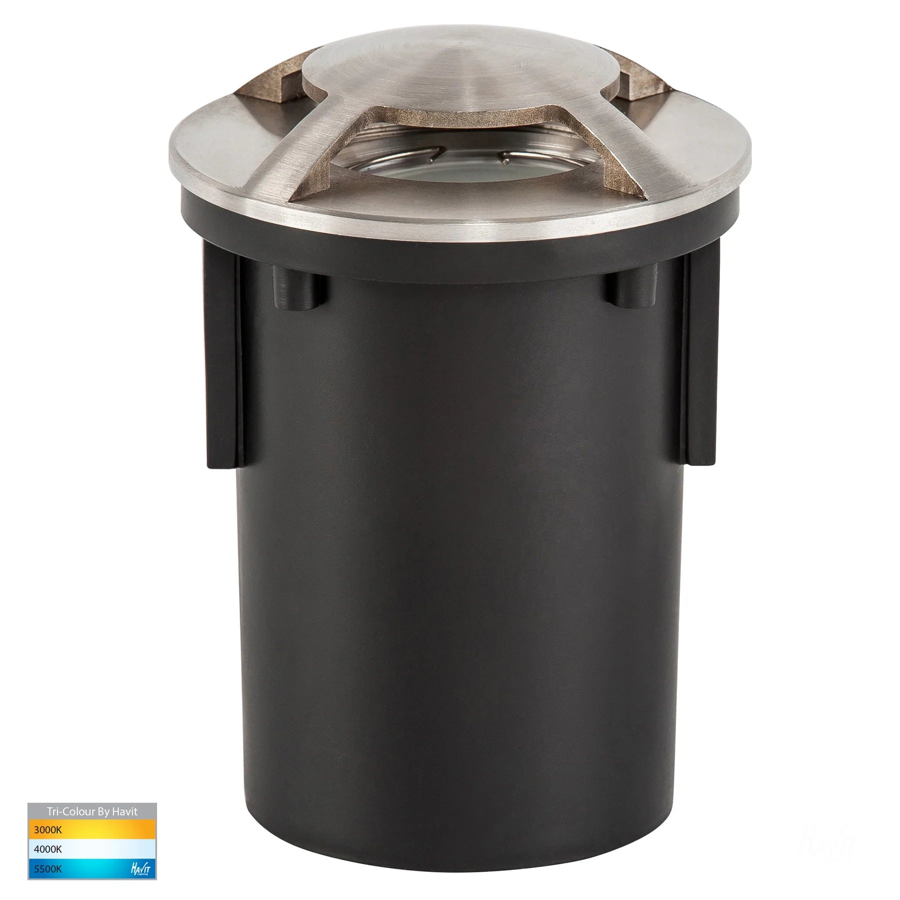 Havit Viale Four Way Driveway Garden Step and Up Lights Tri - 316 Stainless Steel 5W 12V IP65 - HV19092T - Havit Lighting
