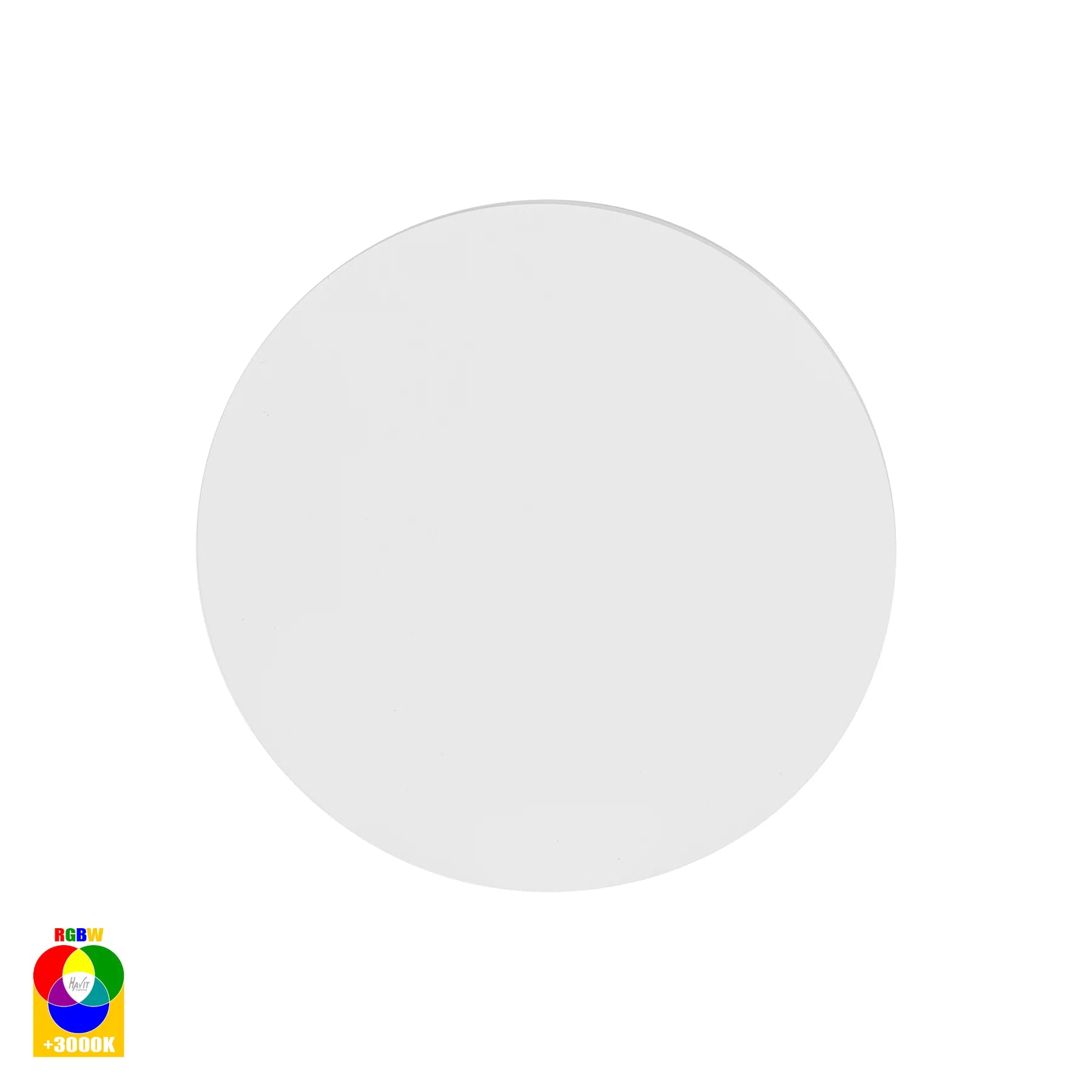 Havit Halo Exterior Wall Lights RGB + 3000K White 7W 240V IP65 - HV3591RGBW-WHT - Havit Lighting