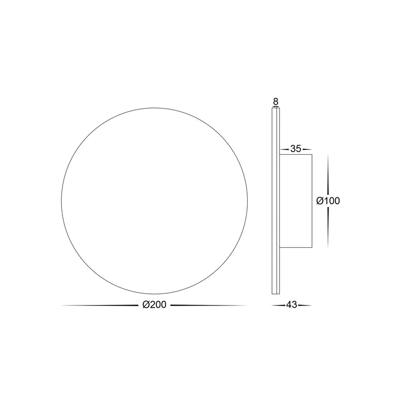 Havit Halo Exterior Wall Lights RGB + 3000K Black 12W 12V IP65 - HV3592RGBW-BLK - Havit Lighting