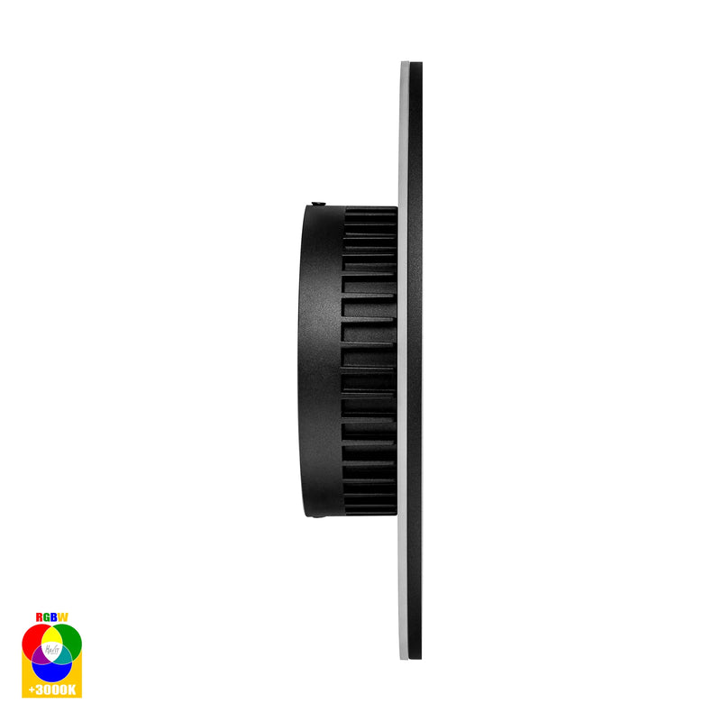 Havit Halo Exterior Wall Lights RGB + 3000K Black 18W 12V IP65 - HV3593RGBW-BLK - Havit Lighting