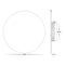 HV3594RGBW-WHT - Halo White RGBW LED Wall Light - Havit Lighting