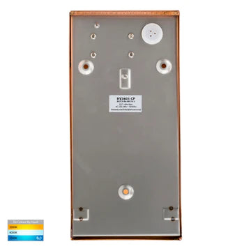 Havit Taper Wedge Exterior Wall Lights Tri - Copper 9W 240V IP44 - HV3601T-CP - Havit Lighting