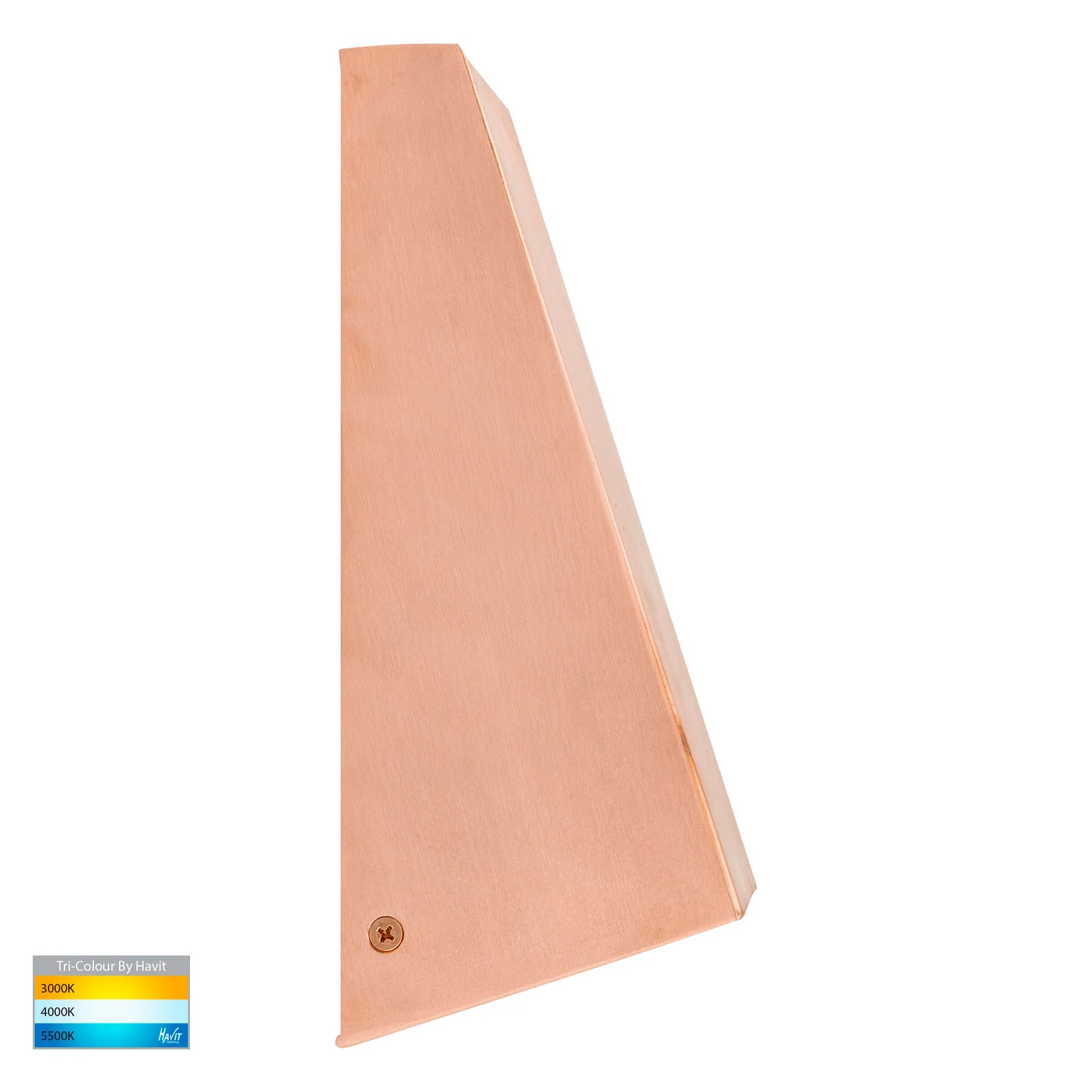 Havit Taper Wedge Exterior Wall Lights Tri - Copper 9W 240V IP44 - HV3601T-CP - Havit Lighting