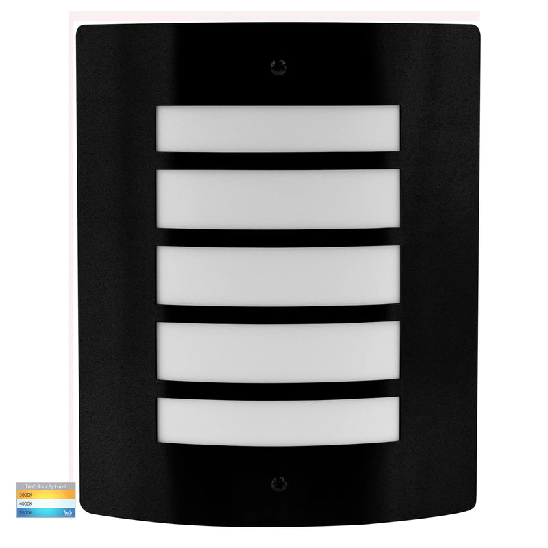 HV36042T-BLK - Mask 316 Stainless Steel LED Wall Light- Havit Lighting