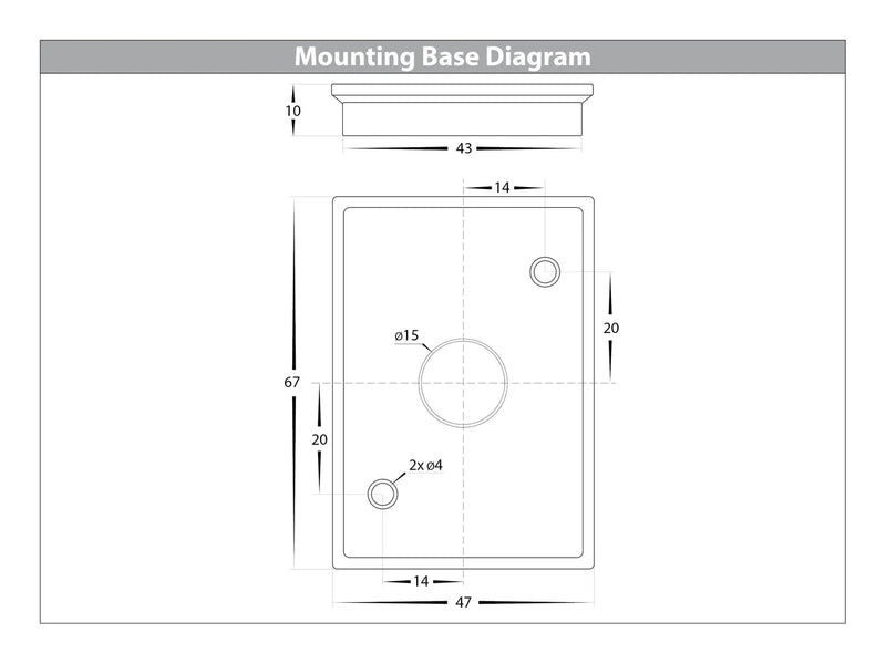 Havit Aries Down Exterior Wall Lights Tri - Polished 316 Stainless Steel 6W 240V IP65 - HV3625T-PSS316 - Havit Lighting