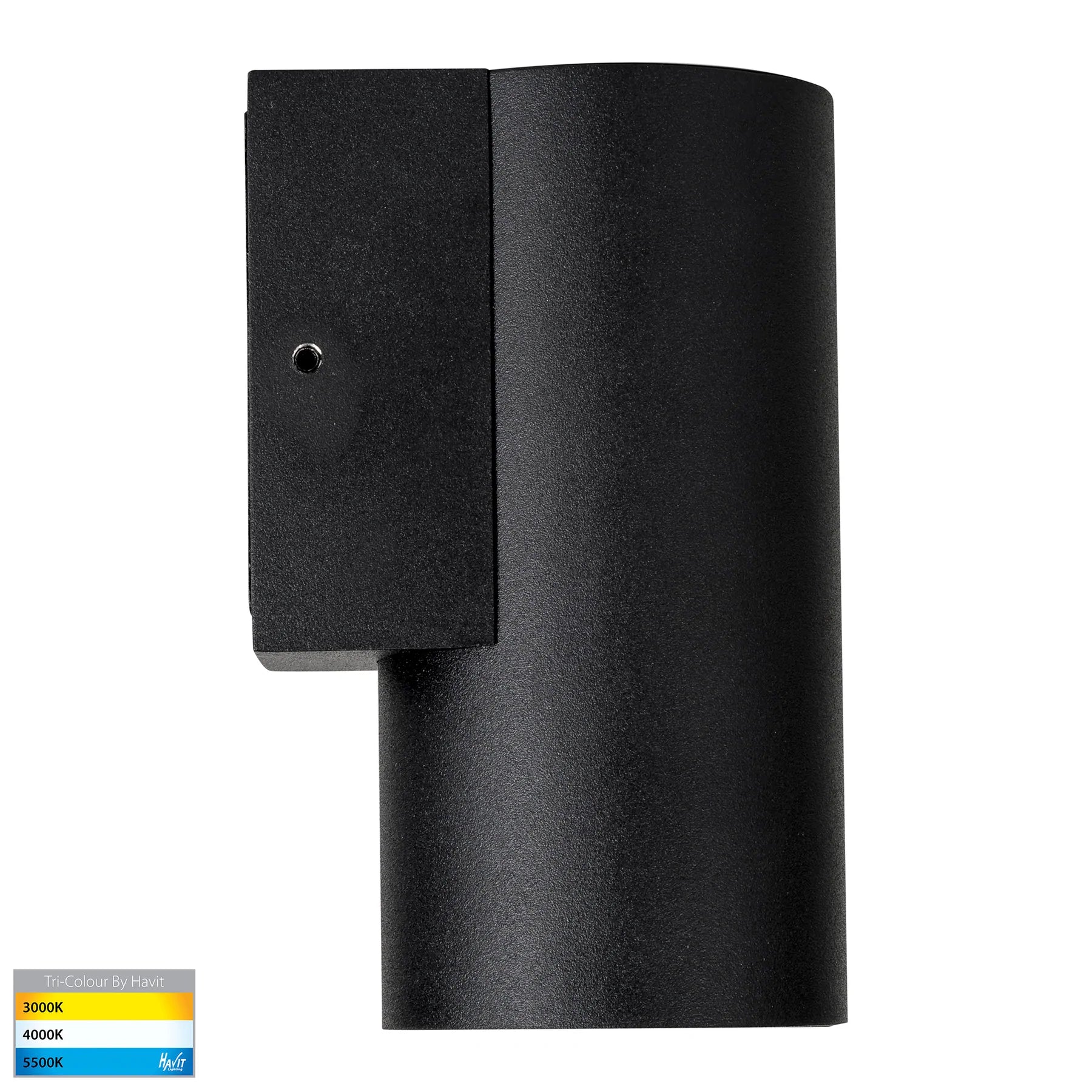 Havit Aries Down Exterior Wall Lights Tri - Black 316 Stainless Steel 6W 240V IP65 - HV3625T-BLK-Havit Lighting