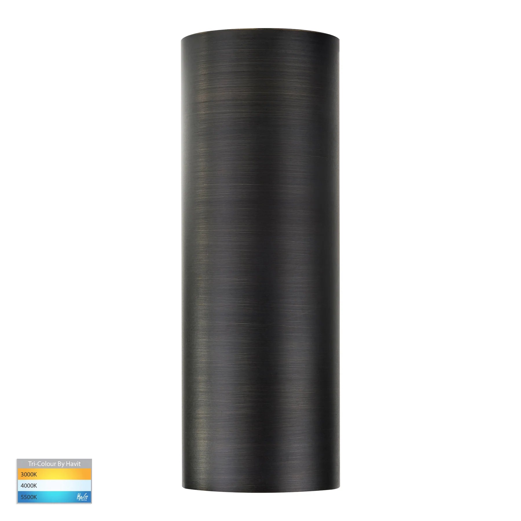 Havit Aries Up & Down Exterior Wall Lights Tri - Antique Brass 2x6W 240V IP65 - HV3626T-AB - Havit Lighting