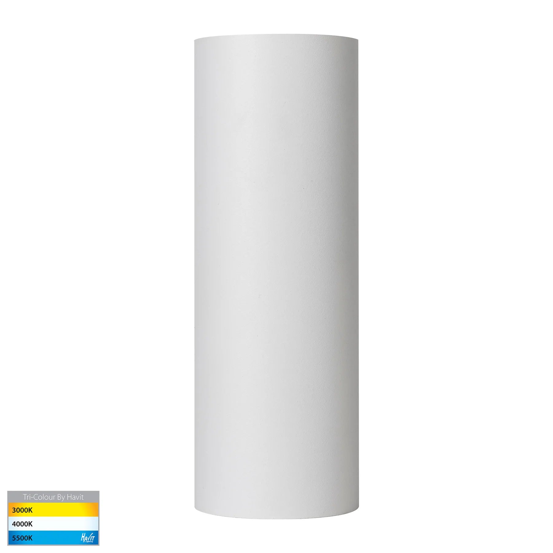 Havit Aries Up & Down Exterior Wall Lights Tri - White 316 Stainless Steel 2x6W 240V IP65 - HV3626T-WHT - Havit Lighting