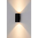 Porter Large Black Up & Down LED Wall Light HV3629T-BLK - Eco Smart Lighting