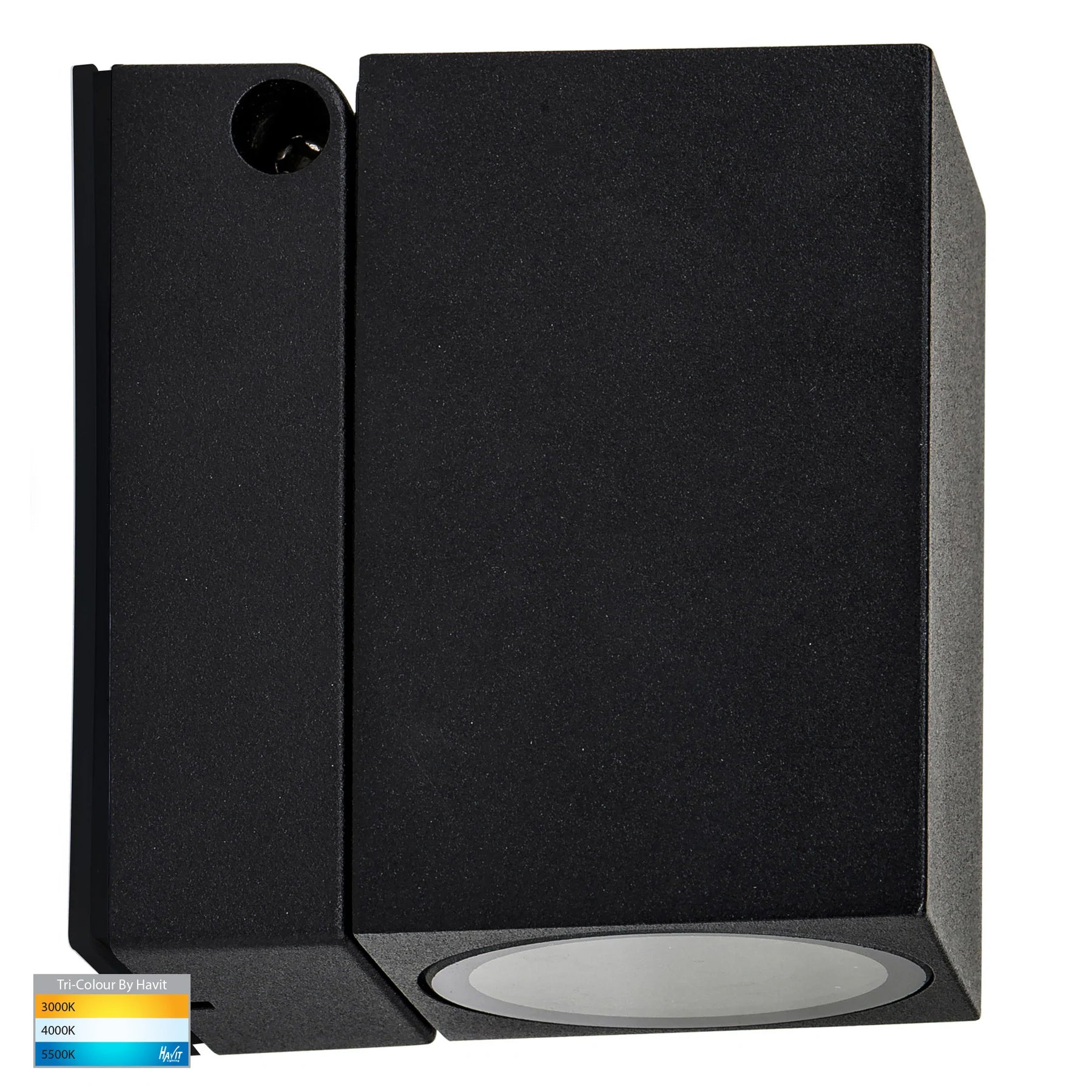 Havit Accord Single Adjustable Spot Exterior Wall Lights Tri - Black 5W 240V IP54 - HV3630T-BLK - Havit Lighting