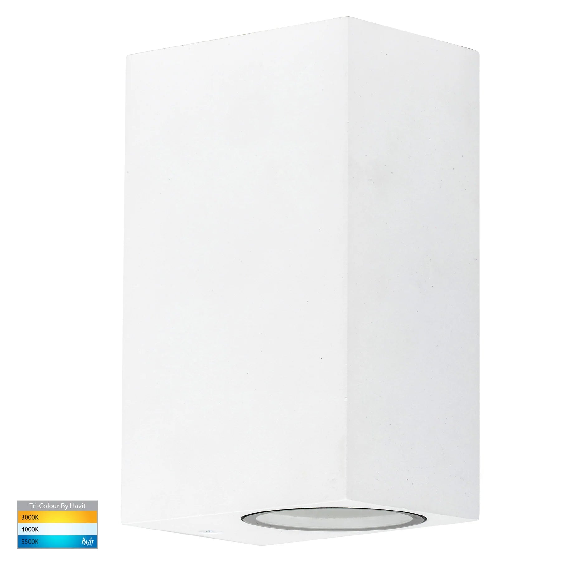 Havit Accord Up & Down Exterior Wall Lights Tri - White 240V IP54 - HV3632T-WHT -Havit Lighting
