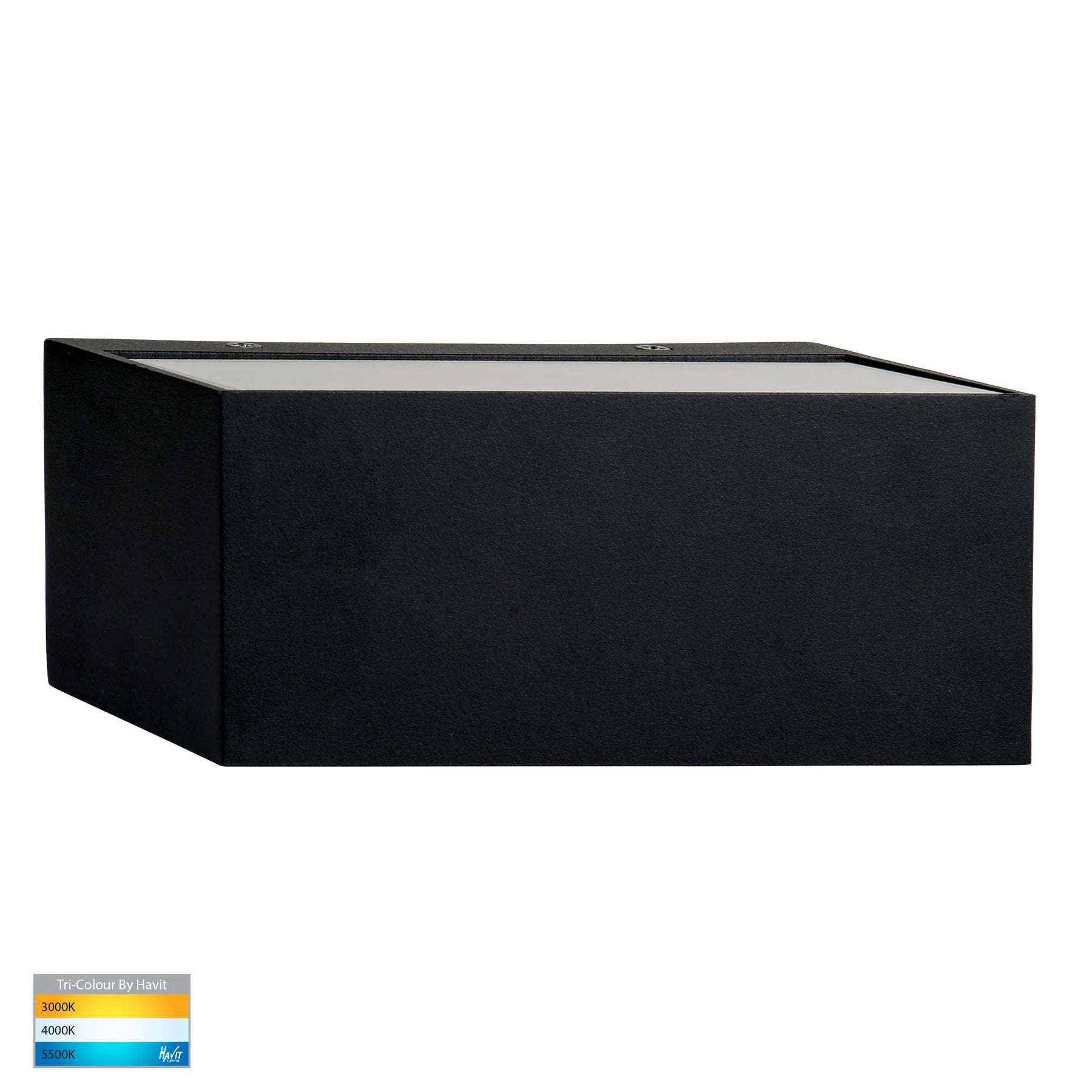 Havit Nikki Up & Down Exterior Wall Lights Tri - Black 10W 240V IP54 - HV3637T-BLK -  Havit Lighting