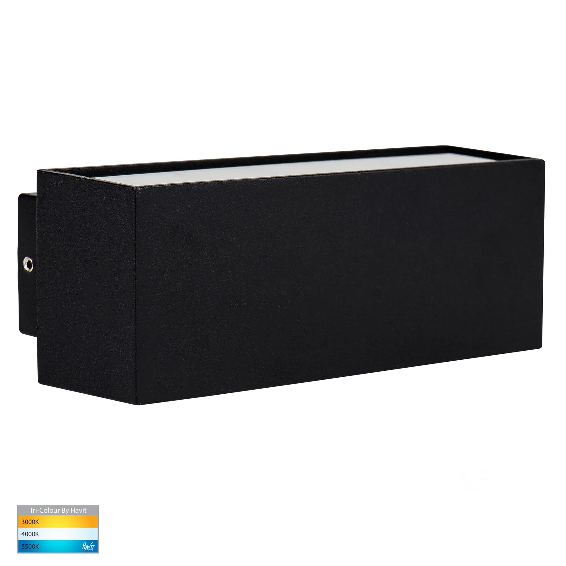 Havit Blokk Up & Down Exterior Wall Lights Tri - Black 2x4.5W 240V IP54 - HV3639T-BLK -  Havit Lighting