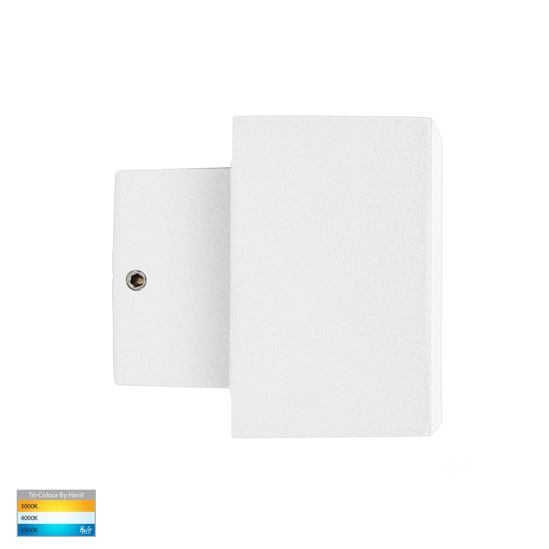 Havit Blokk Up & Down Exterior Wall Lights Tri - White 2x4.5W 240V IP54 - HV3639T-WHT - Havit Lighting