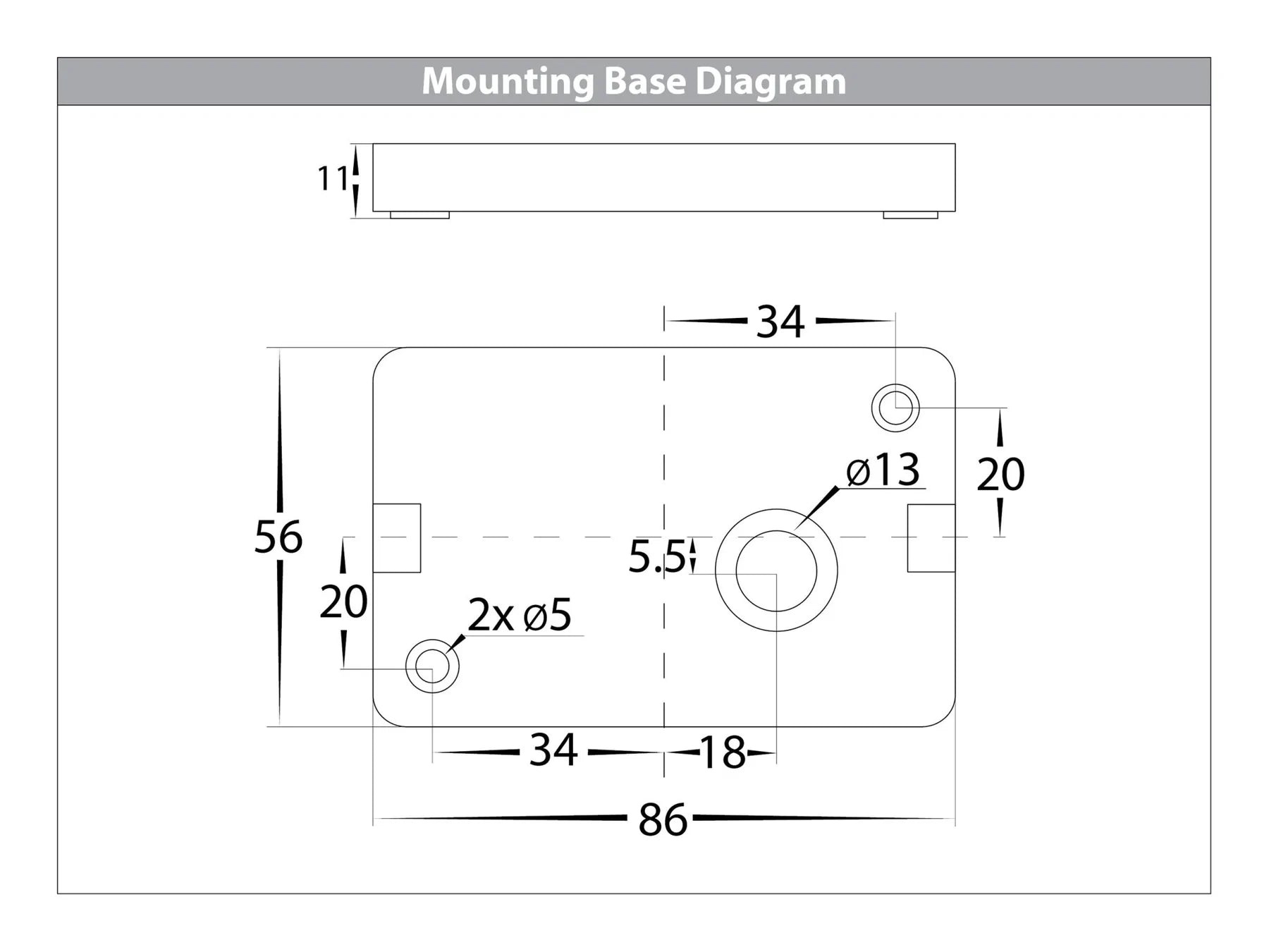 Havit Essil Fixed Down Exterior Wall Lights Tri - White 4W 12V/240V IP54 - HV3645T-WHT-12V, HV3645T-WHT-240V - Havit Lighting