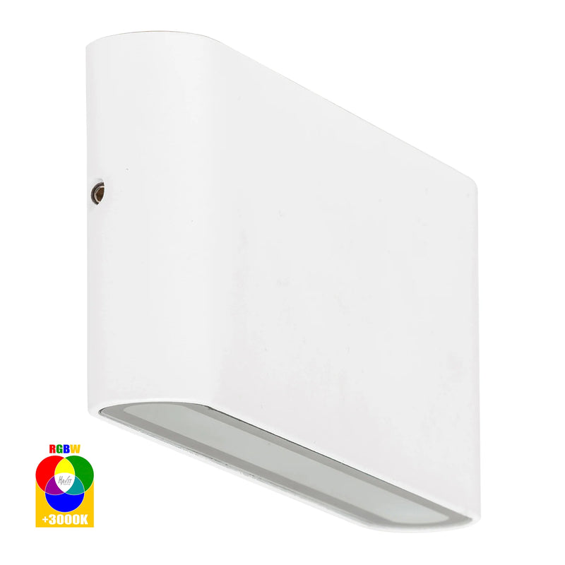 Havit Lisse Up & Down Exterior Wall Lights RGBW White 2x5W 12V IP54 - HV3644RGBW-WHT - Havit Lighting