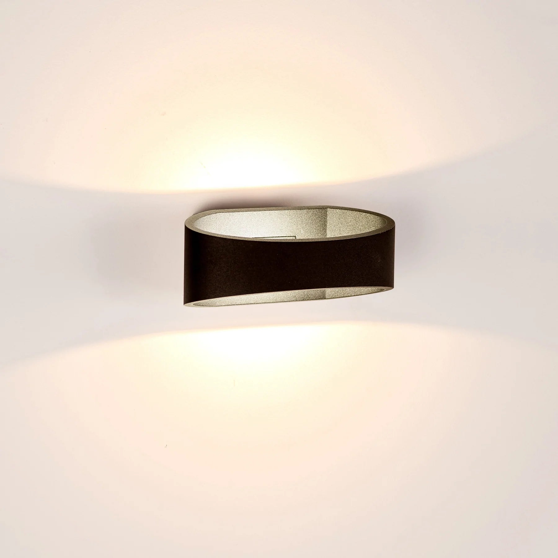 Havit Luxe Up & Down Exterior Wall Lights Tri - Black 9W 240V IP54 - HV3661T-BLK -Havit Lighting