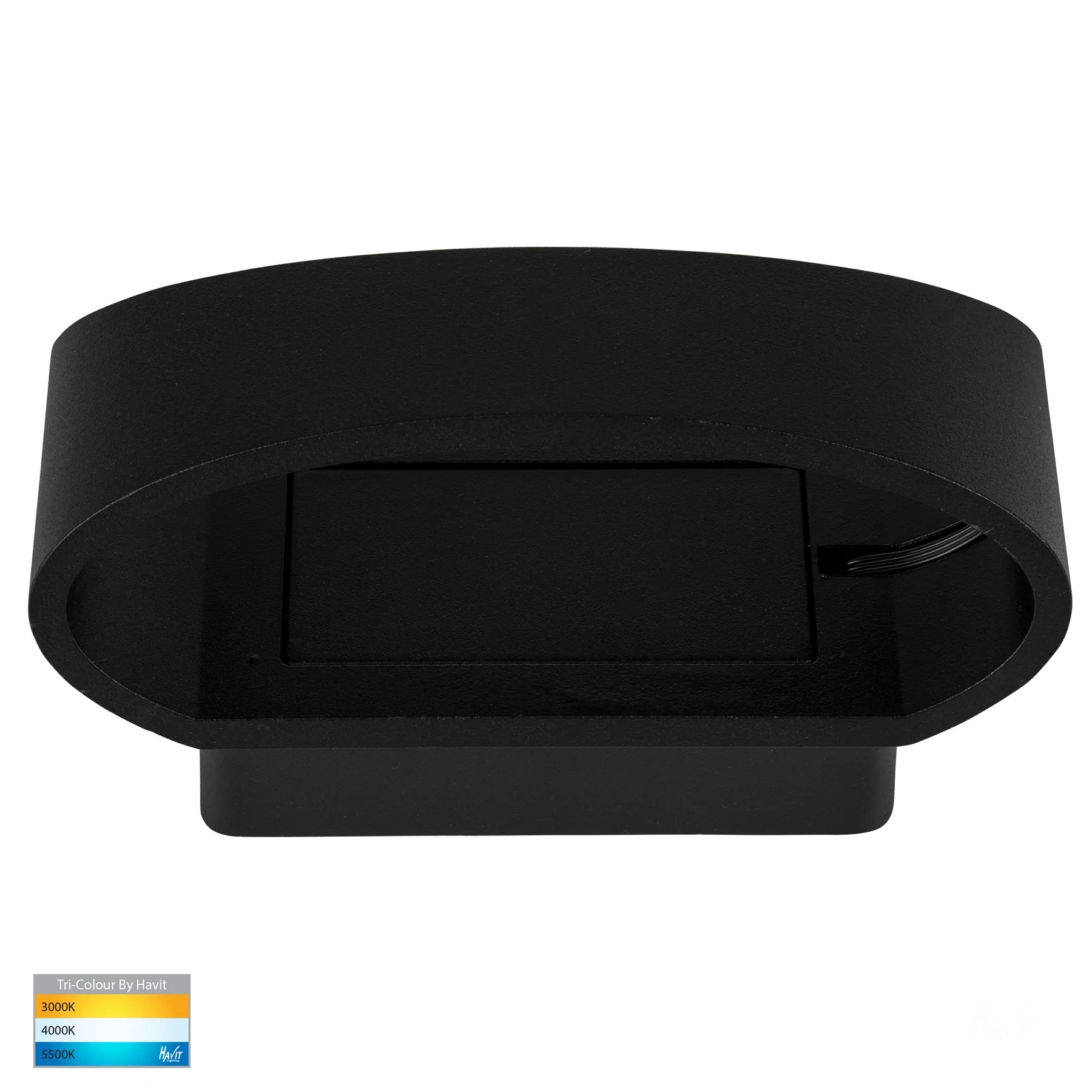 Havit Luxe Up & Down Exterior Wall Lights Tri - Black 9W 240V IP54 - HV3661T-BLK -Havit Lighting
