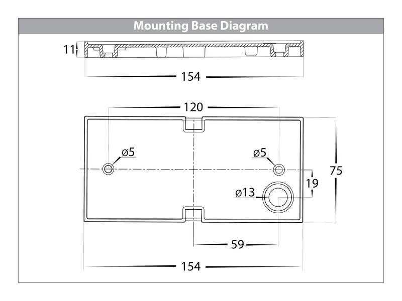 Havit Mia Up & Down Exterior Wall Lights Tri - Black 9W 240V IP54 - HV3665T-BLK - Havit Lighting.