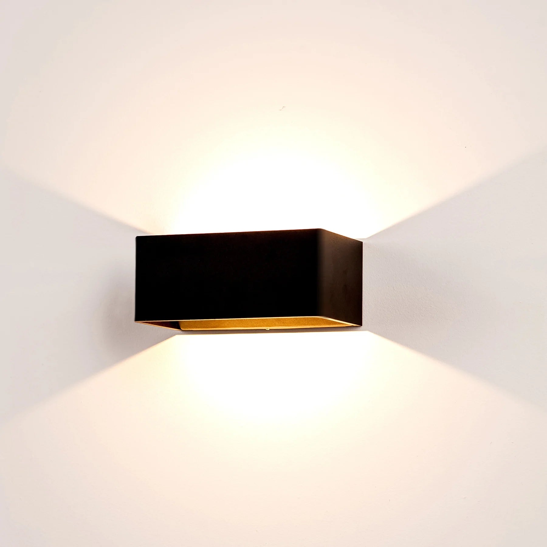 Havit Mia Up & Down Exterior Wall Lights Tri - Black 9W 240V IP54 - HV3665T-BLK - Havit Lighting