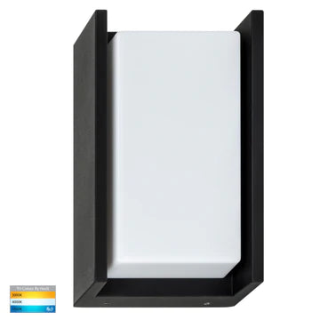 Havit Nepean Exterior Wall Lights Tri - Black 12W 240V IP54 - HV3668T-BLK - Havit Lighting