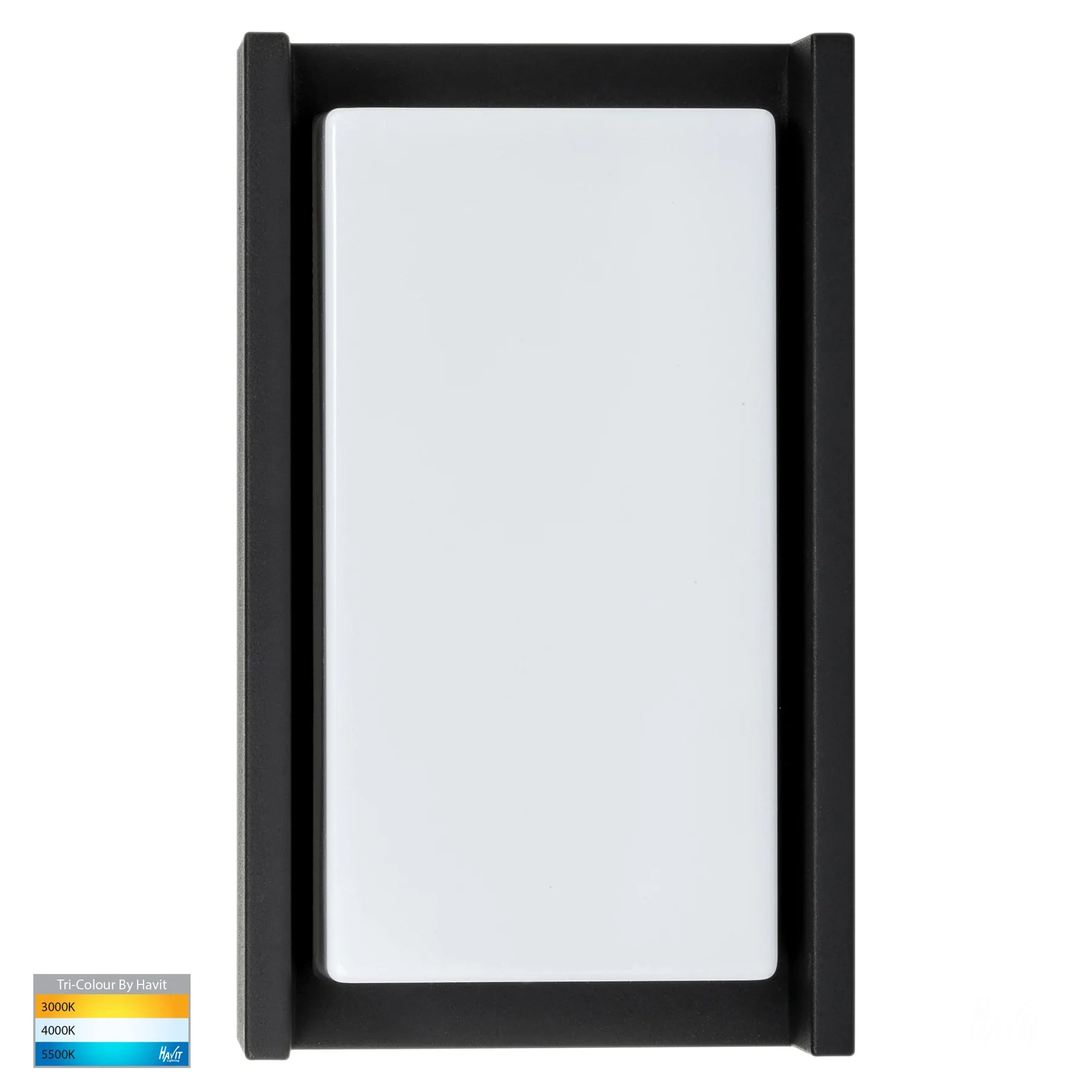 Havit Nepean Exterior Wall Lights Tri - Black 12W 240V IP54 - HV3668T-BLK - Havit Lighting