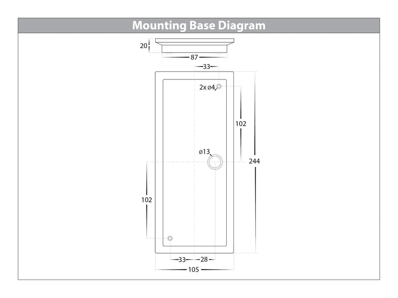 Havit Jasper Exterior Wall Lights Tri - White 12W 240V IP54 - HV3669T-WHT - Havit Lighting.