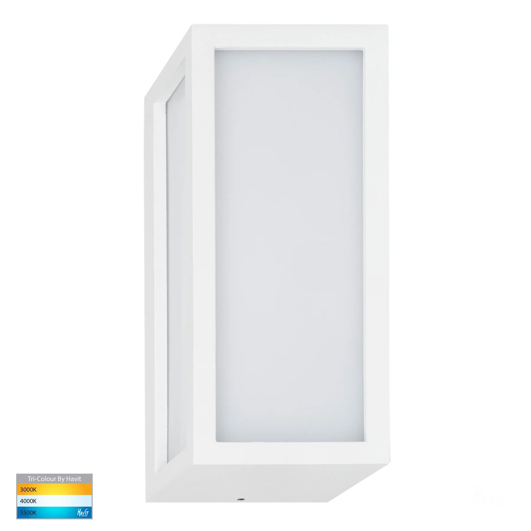 Havit Jasper Exterior Wall Lights Tri - White 12W 240V IP54 - HV3669T-WHT - Havit Lighting
